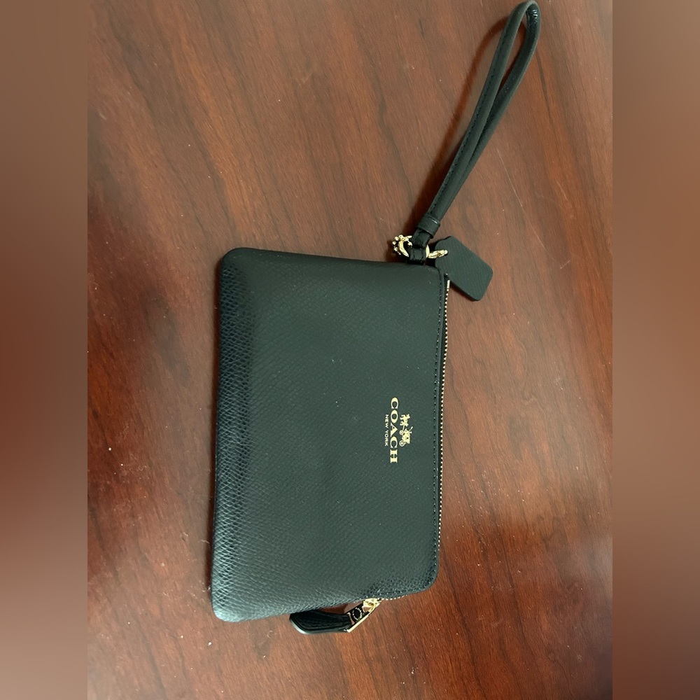 Pretty little black Coach wristlet
